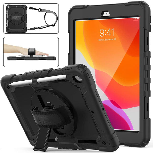 Étui Defender robuste avec sangle pour iPad 7/8/9 (7e/8e/9e génération) 10,2 Étui Defender robuste avec sangle pour iPad 7/8/9 (7e/8e/9e génération) 10,2
